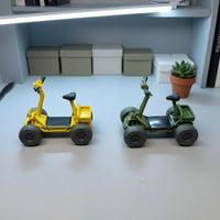 Miniature off-Terrain Vehicle Open-Frame off-Terrain Vehicle Model Cargo Basket Molded Detailing