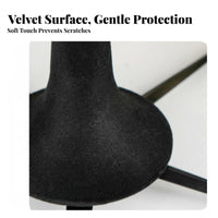 Lightweight Foldable Trumpet Stand Low Center of Weight Trumpet Stand Shielding Flocked Surface for Travel, Stage Performance
