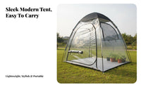 Transparent PVC Tent Waterproof PVC Sunroom Tent Transparent Igloo Enclosure Long-Lasting Outdoor Viewing Dome Wind-Resistant