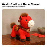 Year of the Horse Soft Toy Auspicious Gift Chinese New Year Horse Doll Stuffed Horse Doll Festivity Souvenir Horse Stuffed