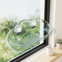 Cat Hammock Window Perch with PET Material, Suction Cup Pet Bed for Indoor Cats, Space Saving Strong Suction Hanging Bed