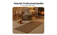 Shock Absorbing Exercise Mat Quiet Natural Rubber Exercise Mat Eco-Friendly Sweat-Absorbent for Professionals, Home Use, Pilates, Gym, Studio