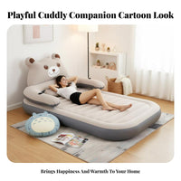 Cute Cartoon Design creatureShaped Lounger Plush and Soft Frameless Lounge Chair Lightweight Lazy Sofa No Assembly Required for Adults, Teenagers, Students, Bedroom, Dorm Room, Playroom, Office