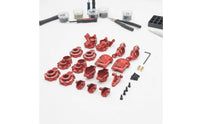 Steering Joints with C-Shaped Hubs Metal RC Car Modification Kit CNC Machined Crawler Axle Parts for 1/10 R1001 R1002 R1003