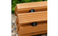 Wooden Garden Path Non-Slip Cedar Walkway Portable Outdoor Flooring for Party