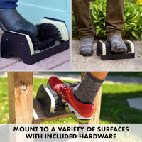 Iron Outdoor Shoe Brush Set for Mud and Snow Removal