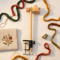 Wooden Embroidery Hoop Stand Hands Free Table Clamp Embroidery Stand