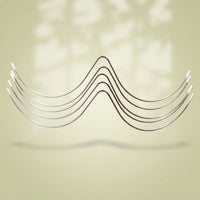 W Shaped Underwire Easy to Use Stainless Steel Bra Wire Coated Tips