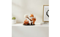 Tabletop Tea Light Stand Handcrafted Candle Holder with Animal Figure Handmade Decorative Candle Holder for Shelf, Mantel