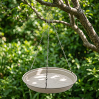 Hanging Bird Bath Outdoor Hanging Bird Feeder Garden for Nature Lovers, Backyard