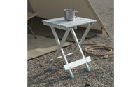 Aluminum Folding Stool Sturdy Portable Camping Stool Wear-Resistant Compact Folding Chair for Beach