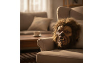 Face Covering Scary Mammal Facial Costume for Adults, Halloween