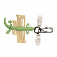 Wooden Tees Included Golf Tee Clip Swivel Snap Hook Golf Tee Holder Clear Plastic Clips Sports Accessory Molded Body for Golfers