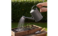 Long Spout Watering Can Easy Pour Watering Can with Detachable Sprinkler Head Compact Container Lightweight for Gardeners, Plant Lovers, Indoor Garden, Balcony, Greenhouse