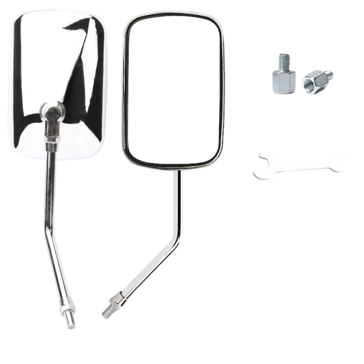 Universal Rearview Mirror for Zongshen Three-Wheeled Motorcycle, 10mm Extended Rod