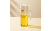 2 in 1 Oil Spraying Bottle and Dispenser Food-Grade Material Pourer Reusable Kitchenware for Air Fryer Users