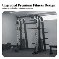 Complete Guided Machine Commercial-Grade All in Unified Guided Machine Heavy Duty Multifunctional Strength Training Station for Bodybuilders