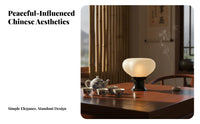 Inspired Chinese Design Table Lantern Soft Warm Radiance Frosted Glass Tealight Shade Gift Boxed for Tea Lovers, Homeowners, Bedroom, Spa