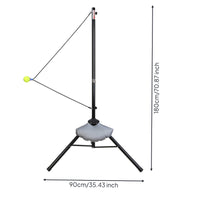 Solo Tennis with Base Returning Tennis Practice Tool Stable for Driveway