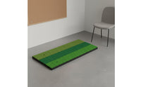 Non-Slip SBR Base Mini Golf Practice Mat Long-Lasting PP Grass Golf Hitting Mat Training Aid for Beginners, Golfers, Home, Backyard, Office, Travel