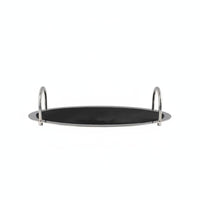 Stainless Steel Tray Modern Minimalist Decorative Tray Geometric Home Decor for Dressing Room, Living Space, Closet