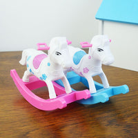 Toy Table and Chair Set with Stroller for Dolls, Articulated Figure Accessories
