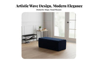 Playful Appearance bread slice piece Bench Creative Design Padded End-of-Bed Seat Multifunctional Long Stool Multi-Purpose for Homeowners, Home Decorators, Entryway, Cloakroom, Hallway, Living Room