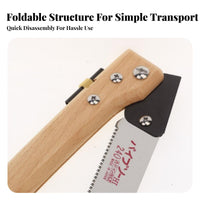 PVC Pipe Saw Made in Japan Fine-Tooth Hand Saw 3-Sided Edges for DIY Enthusiasts, Homeowners, Plumbing, Home Improvement, Gardening