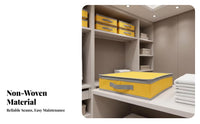 Fitted Cover Textile Sandbox Carry Handles Foldable Sandbox Rectangular Kids Sand Box Yellow and Gray for Children