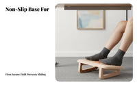 Improves Posture Rocking Footrest Massage Texture Foot Stool Quiet Operation Leg Rest Anti-Slip Base for telecommuting Workers, Students, video game enthusiasts, Under Desk, Home, Study Room, Gaming