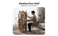 Space-Saving Rotating Tree book rack Large Capacity Book Rack Display Shelf for Students, Children, Parents, Study Room, Bedroom