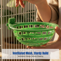 Circular Bird Shelter for Parrot, Finch, Ventilated, Easy to Clean, Small Animals