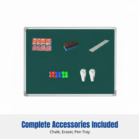 Blackboard & Whiteboard, Wall-Mounted, Double-Sided, Kids Drawing Board, Home Teaching, Quick Clean, Multiple Sizes