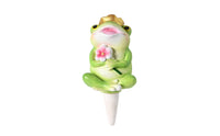 Detailed Resin Animal Figurine Smooth Finish Plant Pot Decoration Small Painted Sculpture Decorative