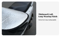 Sun Protection Electric Scooter Seat Cover Elastic Straps Motorcycle Sunshade Cushion Easy Installation for Commuters, Adults, Summer Riding