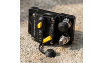 Manual Reset Circuit Breaker Marine-Grade Circuit Breaker with Terminal Protectors Dust-Resistant Overload Protector for Vehicle Wiring