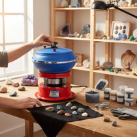 Continuous Operation Stone Polisher Wear-Resistant Jewelry Tumbler Independent Power Switch for Jewelers, Craft Makers, Workshop
