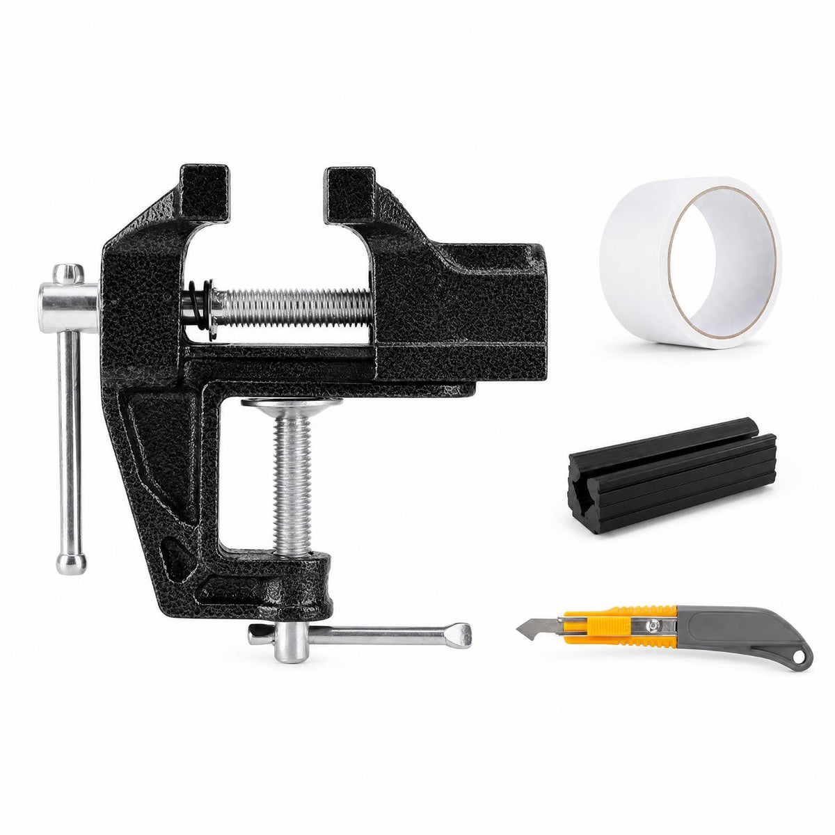 Double-Sided Adhesive Tape Home DIY Golf Club Regrip Tool Set Easy to Use Golf Grip Replacement Kit Sports Gear Allcomplete Set