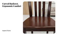 Hardwood Wood Spindle spine Side Chair Nordic aesthetic Spindle spine Chair Minimalist Design Dining Seat Unfinished Option for Small Apartment Residents, Cafe Owners, Interior Decorators, Restaurant, Study Room, Kitchen