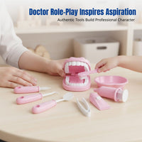 Dentist Toy for Children, Dental Model, Pretend Play, Oral Hygiene Training, Educational Toy, Kindergarten, Random Color