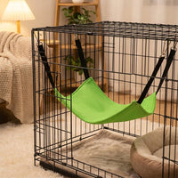 Cat Hammock with Metal Hook Attachment, Breathable Material Hanging Cat Bed, Hammock Style Indoor Resting Place, Cat Cage Hammock for Kitten Use