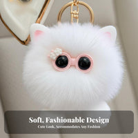 Cute Design Soot Sprite Keychain Soft Faux Soft Ball Charm Soft for Teenagers, Students, Car Keys, Backpack, Backpacks