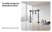 No-Screw Pull-up Bar Easy Installation No-Screw Chin up Bar Thickened Steel Tubes