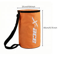 Waterproof Tennis Ball Bag High Capacity Ball Storage Bag with Shoulder Strap Zippered Equipment Portable for Players, Coaches
