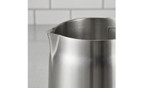 Matching Lid Stainless Steel Oil Filter Pot Side Handle Oil Filter Pot Loop Knob Grease Container Silver Finish