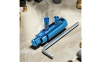 Faucet Screw Extractor Versatile Broken Faucet Removal Tool Pipe Screw Extractor Multi-Function Kit Compact for Plumbers