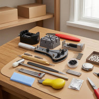 Watch Repair Tool Kit with Case Multi-Functional Watch Repair Kit Professional-Grade for Hobbyists, Beginners