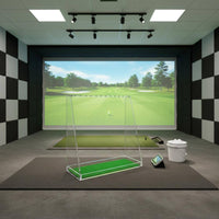Acrylic Golf Club Rack Easy to Clean Transparent Club Holder Thick Board Golf Storage Stand for Indoor