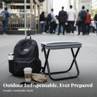 Space-Saving foldable Handbag Stool Pocket-Sized Design Handbag& design Folding Stool Lightweight Portable Seat Quick Setup for gatheringportableers, Commuters, Queuing, Public Transport Stations, exploringing, Camping