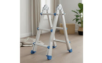 Telescopic Folding Ladder Foldable Versatile Extension Ladder Portable Household Equipment for Indoor, Construction